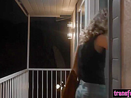 Haley Reed And Natalie Mars In Tranny Thief And Her Perverted Girlfriend Rough Sex