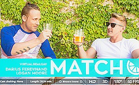 Logan Moore & Darius Ferdynand in Match – SexLikeReal Gay